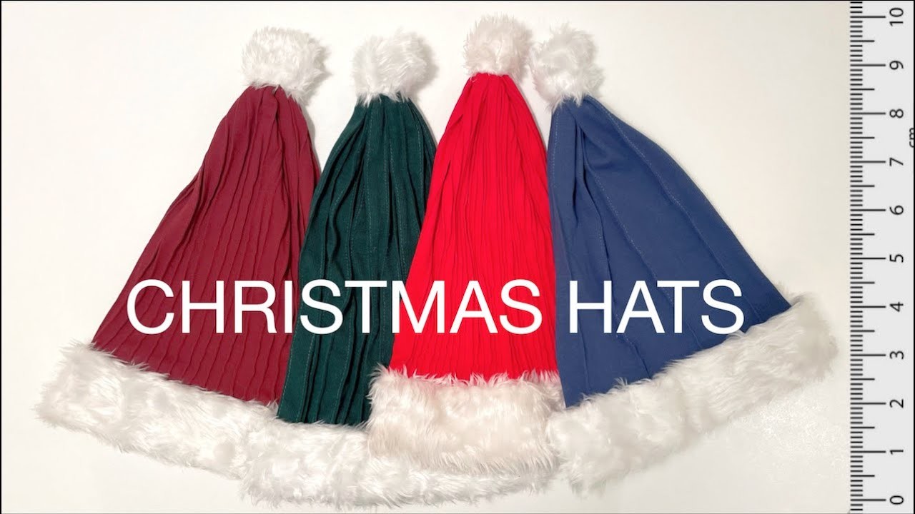 Getting ready for Christmas ???? Bright Christmas hats DIY ????