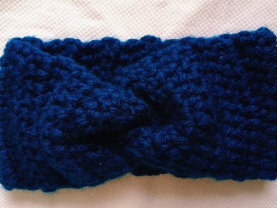 Headband with crochet. for beginners