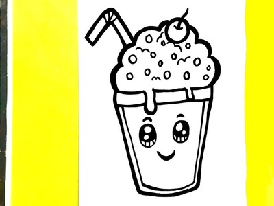 How to draw a icecream cup ???????? and so very easy drawing for kids ????????#childrendrawing#kidsdrawing