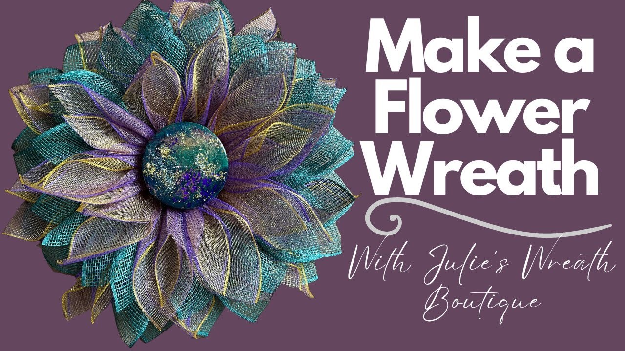 How to Make a Flower Wreath | How to Make a Wreath | Crating for Beginners | DIY Front Door Wreath