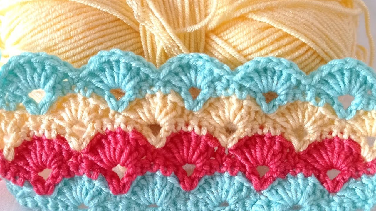 How to make a super easy beginner crochet baby blanket pattern- Shell Stitch Crochet Pattern 2023