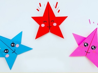 How To Make Easy Paper Craft | Christmas Star For Kids #kidscrafts #papercraft