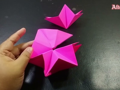 How to Make Origami Christmas Star - 3D Star for your Christmas Decoration - Afta Craft