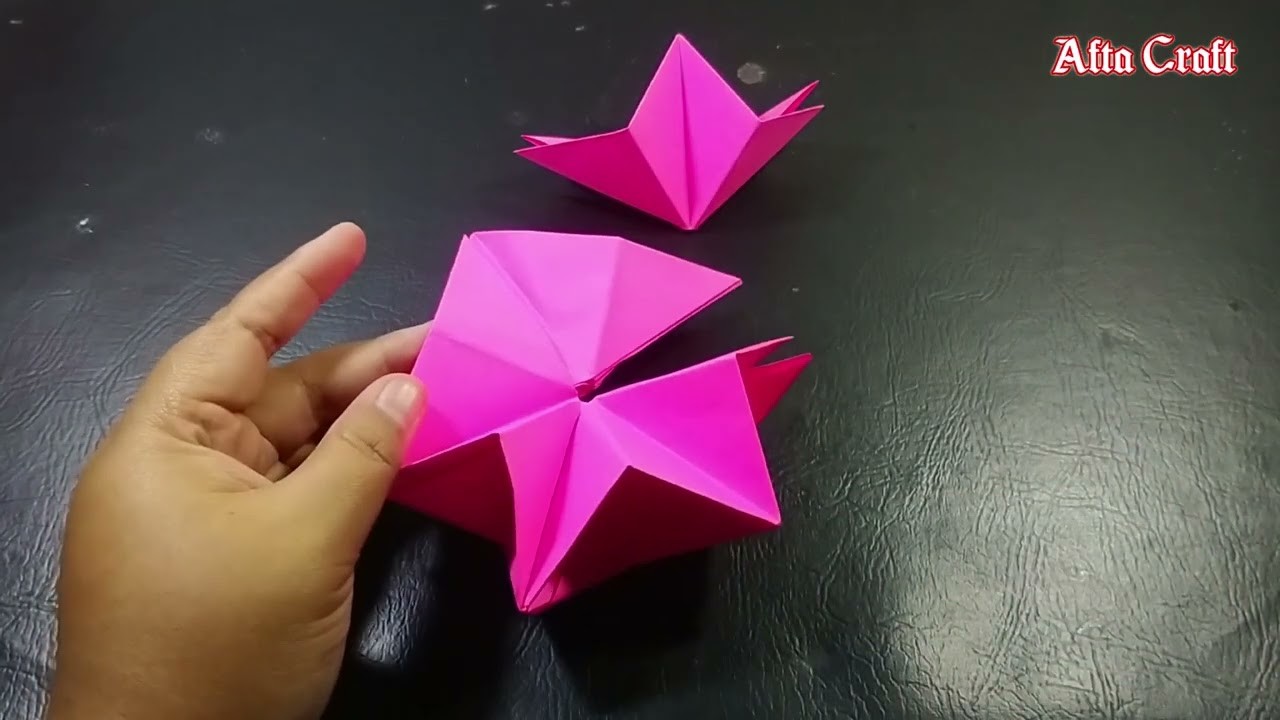 How to Make Origami Christmas Star - 3D Star for your Christmas Decoration - Afta Craft