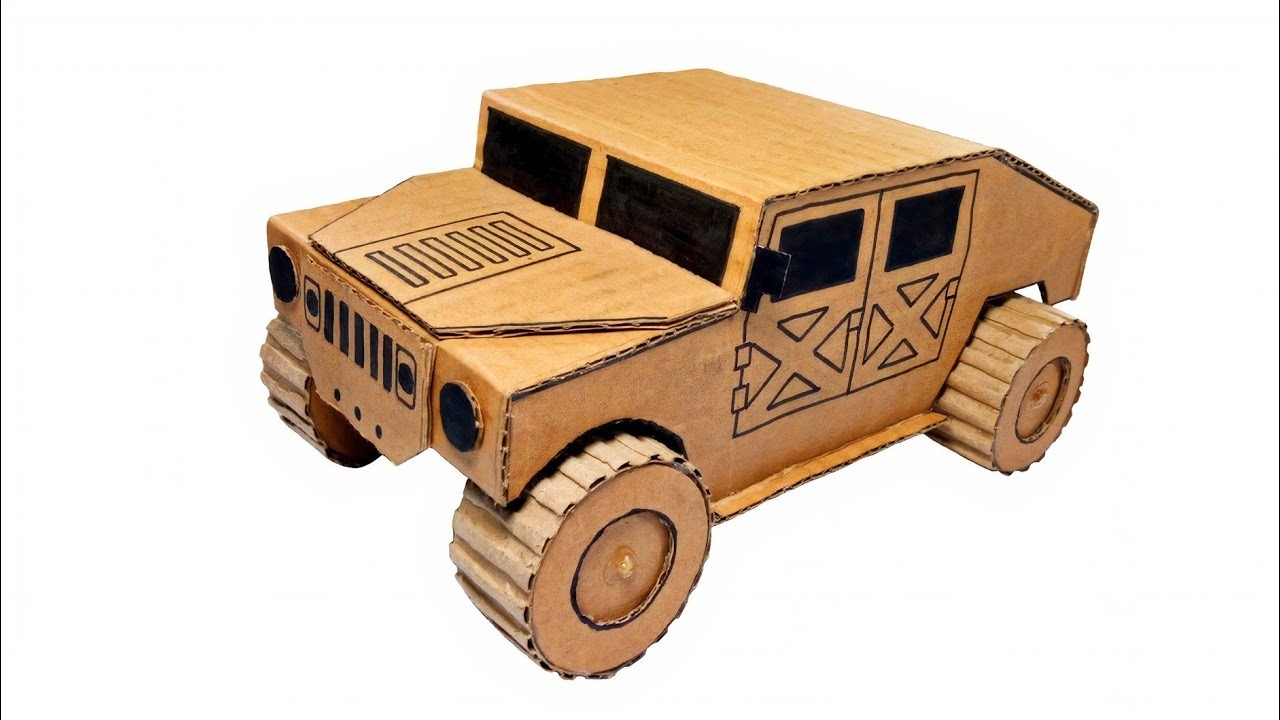Incredible! How To Make Hummer Car With Cardboard | Homemade Humvee Car