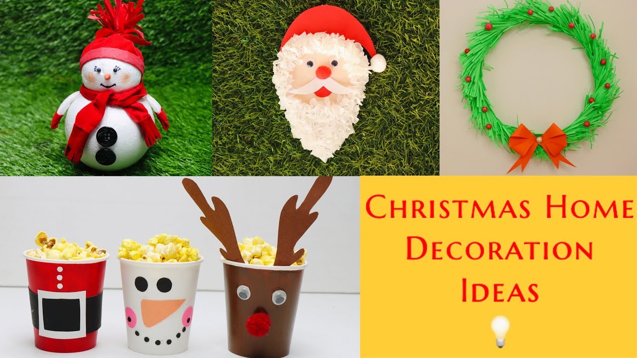 Last Minute Christmas Decoration Ideas| Christmas Crafts | Christmas Home Decorations