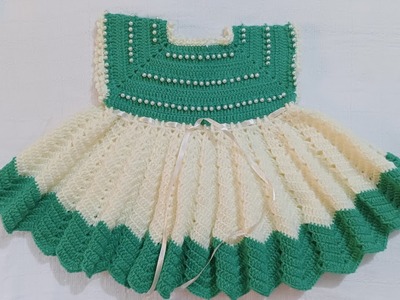 Motiyo wala two colour baby frock.Designer baby frock || Aowsum Creativity#beautiful #girl