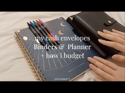 My first time cash budget binders & planner + how i budget ♡