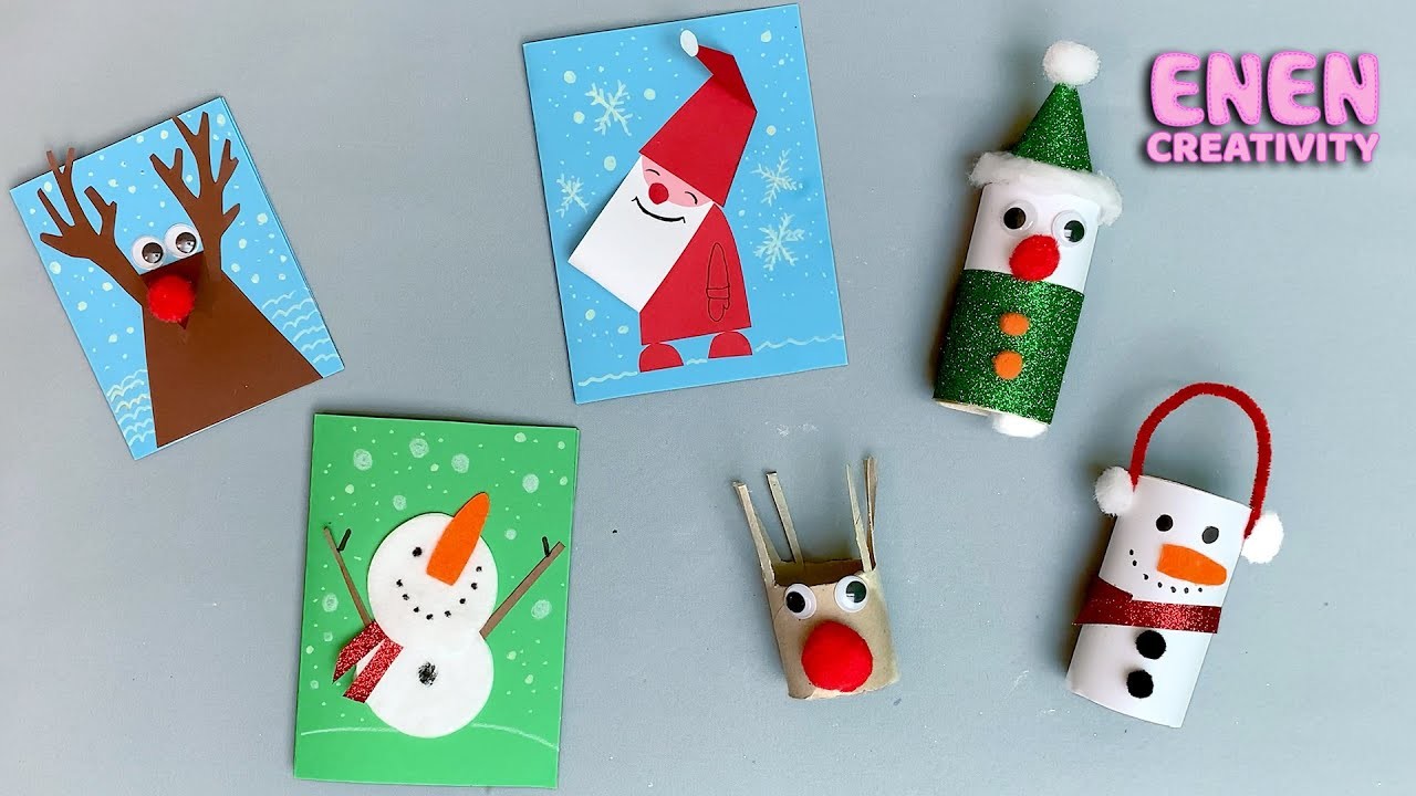 New Year crafts for kids | Easy Christmas crafts with paper for Kids