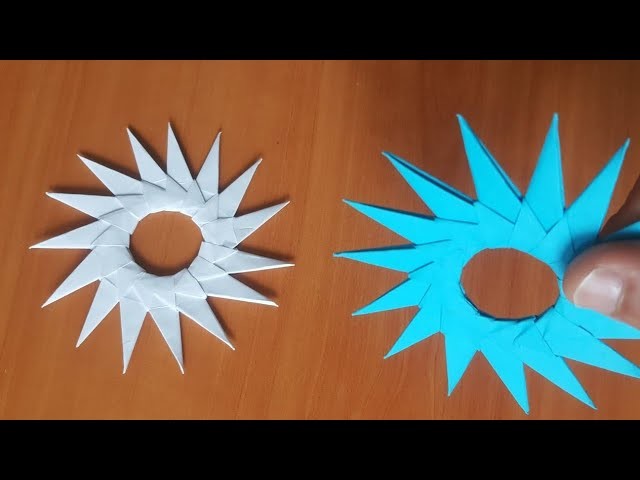 NINJA STAR SHURIKEN. ORIGAMI NARUTO SHURIKEN