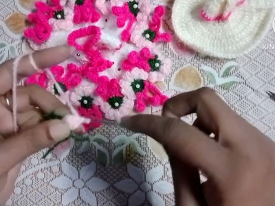 No.4-5 Floral????designer woolen????dress.poshak for Kanha.Laddu.Thakurji.Laddu.kanha ki winter dress. 