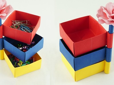 Origami PaperClip Holder - DIY PaperClip Holder