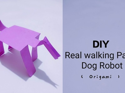 Paper dog robot Toy | Paper toy crafts | Origami paper crafts | School crafts | Tiny Life
