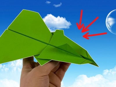 Papierflieger falten der weit fliegt (einfach) | Easy Paper Plane ????