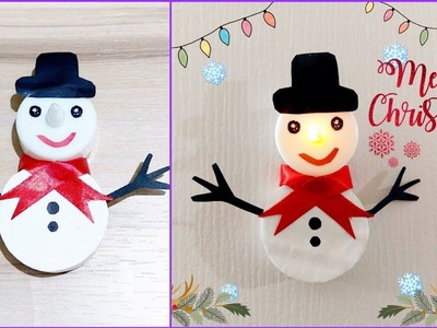 Snowman Making Ideas For Christmas |  Christmas Decoration Ideas | DIY Snowman | Christmas Craft ☃️