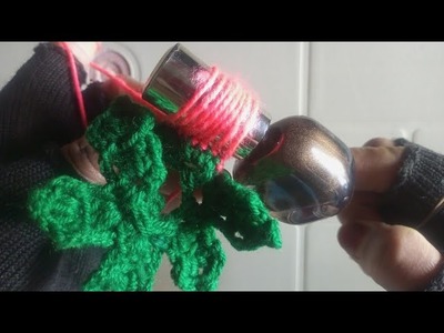 Super easy crochet keychain.cok koly tig isi sevimli kucuk kniting champion