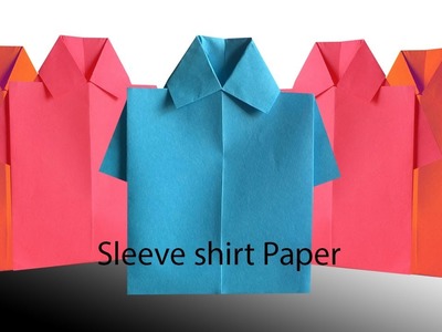 T shirt no tie paper craft ideas to create . . Origami Step by step   #laksong