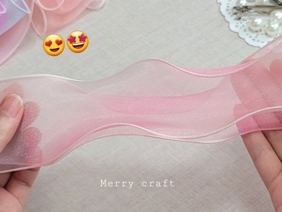 Very Beautiful, Easy! You can make a lot of money with these ribbon ideas. Sell ​​as many as make.