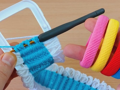Wow!! a super crochet idea belt or headband with handkerchief cover. tığ işi mükemmel bir fikir