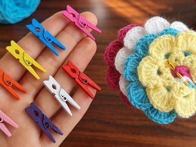 Wow!! Super easy,very useful crochet keychain sell and give ✔️ How to make easy idea crochet