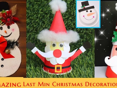 4 Amazing Christmas Decoration Ideas| Christmas Crafts| Christmas Home Decorations