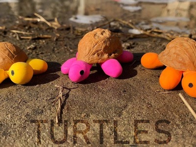 Beautiful DIY Turtles Craft Idea With Polymer Clay - Turtle Craft Ideas