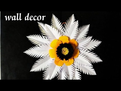 Beautiful paper feather wall hanging decor |DIY Home decor craft | Origami paper|Crafty Girl Studio