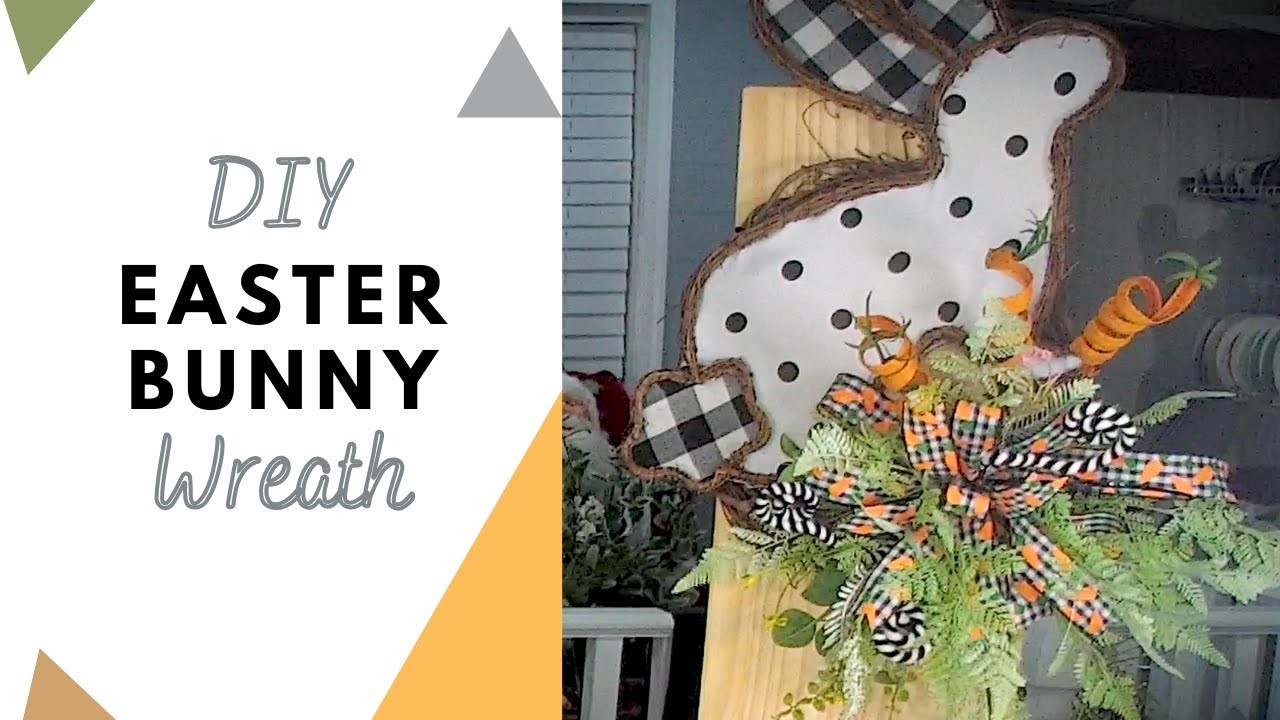 Bunny Grapevine Wreath Tutorial