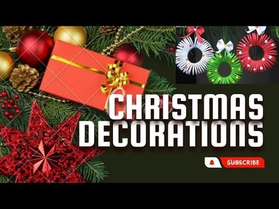 Christmas Decorations | Paper Craft | Padma Sarangapani Schools, Virugambakkam