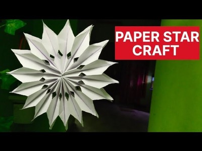 Christmas Star Craft| Christmas decoration idea|Paper star craft #craft
