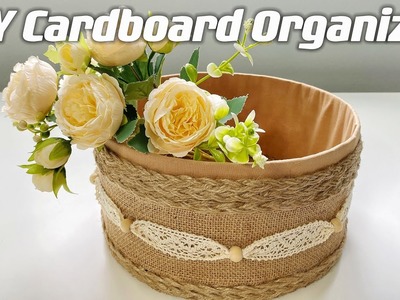 DIY Cardboard Organizer | How To Make A Storage box | Organizer box | Home Organizer