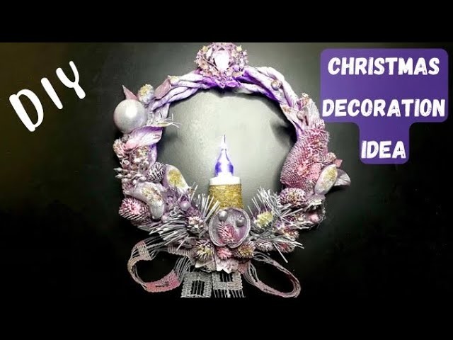DIY Christmas Outdoor Decoration Idea | Christmas Art Ideas | Xmas Recycled Crafts