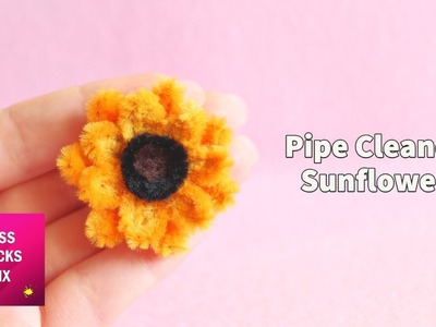 DIY Easy Pipe Cleaner Sunflower | Pipe Cleaner Craft | Spring Craft