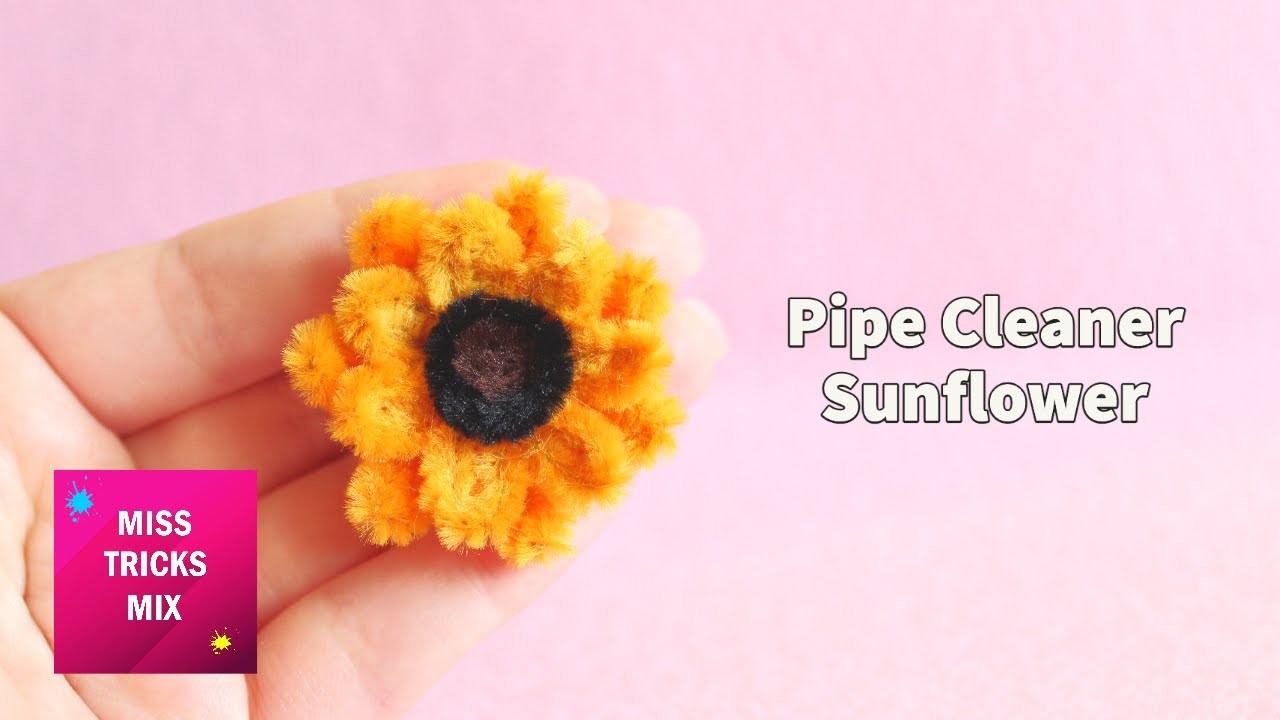 DIY Easy Pipe Cleaner Sunflower | Pipe Cleaner Craft | Spring Craft