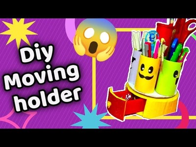 DIY Moving Pencil holder| pencil holder making. #pencilholder #diy #project