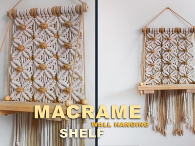 DIY: Tutorial Macrame Wall hanging Shelf | Home Decoration |
