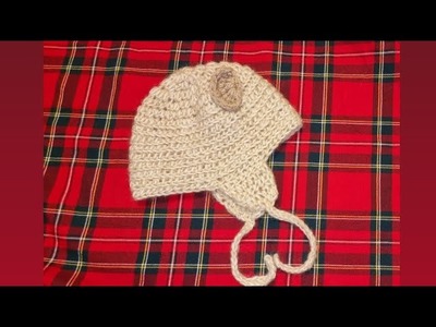 Easy baby beanie crochet - tutorial for left-handed ???????? #diy