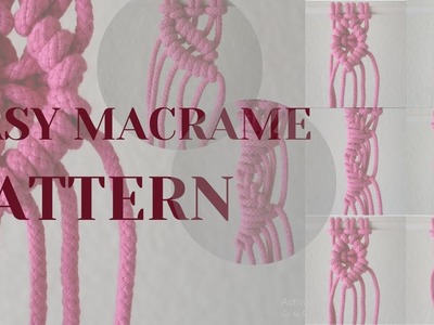 Easy Macrame Knots and Patterns for Beginners - Basic Macrame Knot Tutorial for Beginners