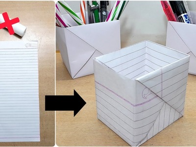 How to make a Paper Box.Paper se Box Kaise Banaen