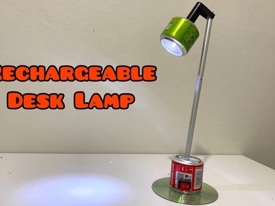 How to Make a Rechargeable Table Lamp | DIY | Homemade.