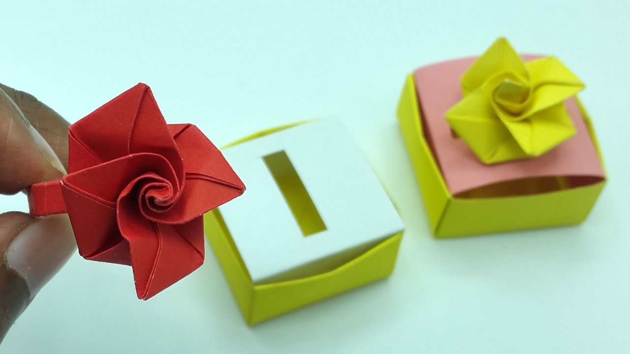 How to Make Beautiful Rose Ring | Valentine’s Gift Ideas | DIY Paper Rose Ring | Paper Craft Ideas