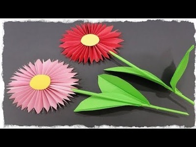 How To Make Paper Flower For Kids | School Craft Ideas | Paper Craft Easy |