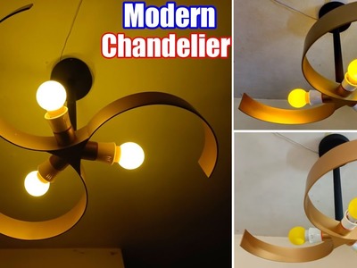 How To Make Wall Hanging Light | Modern Chandelier | Diy Hanging Lamp | diy Decoration idea 2023