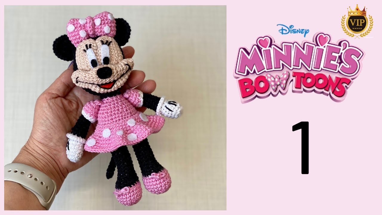 LEVEL 1 VIP - Minnie Mouse | How to Crochet | PART 1