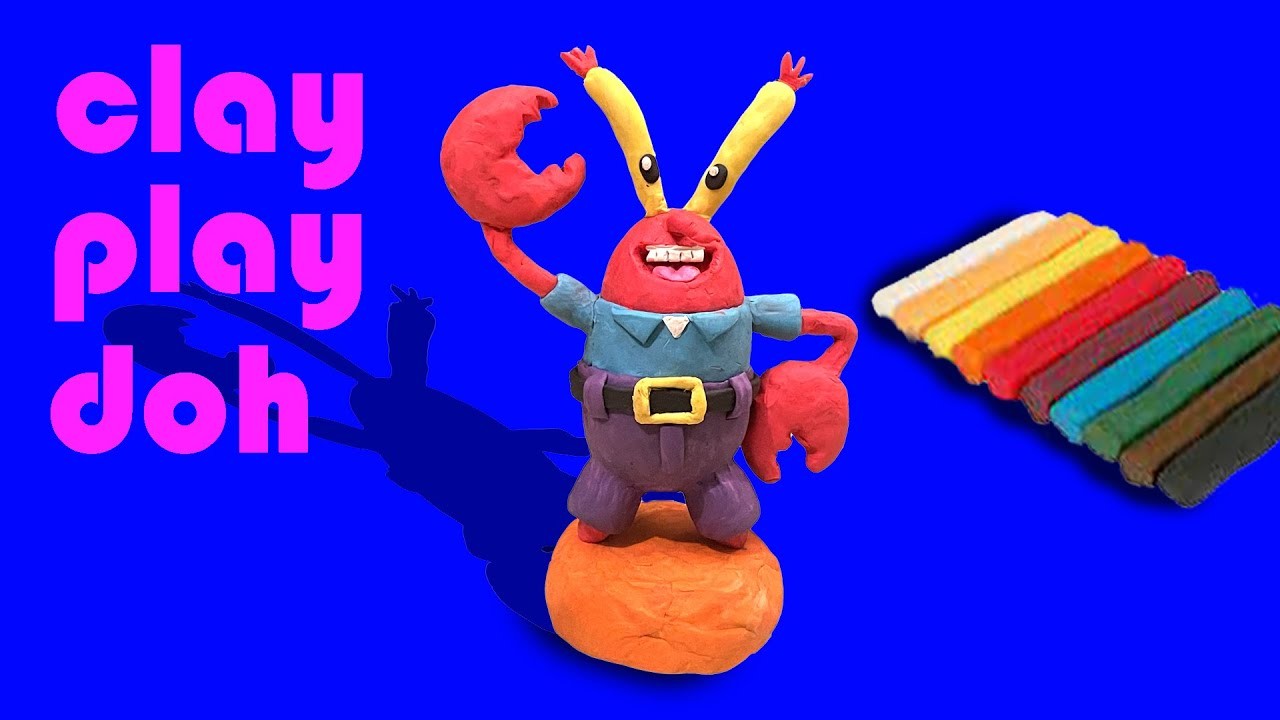 Mr. Krabs Clay Play doh Sponge Bob