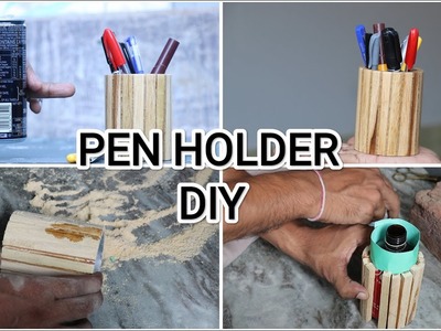 Pen Holder DIY || Waste Material DIY || Useful and Decoration DIY || #diy #creativity #penholder