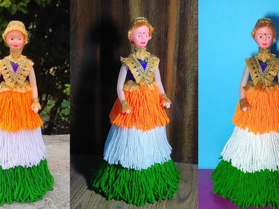 Republic Day Doll Decoration ideas ! Doll Decoration ideas ! 26 January Craft !BD Creativity World!