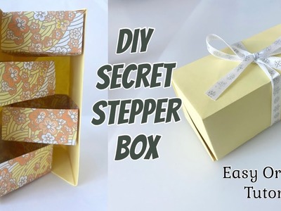 Secret Stepper Box - DIY - Easy Origami Tutorial