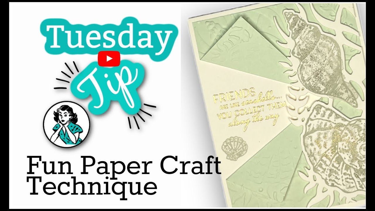 Speckled Embossing Technique: Want A Fun Paper Craft Idea? Try This…