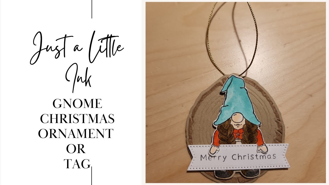#SU! Gnome Christmas Ornament or Gift Tag